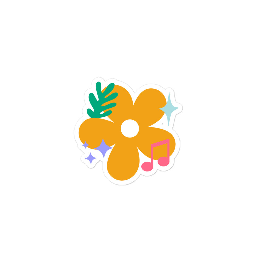 flower sticker!